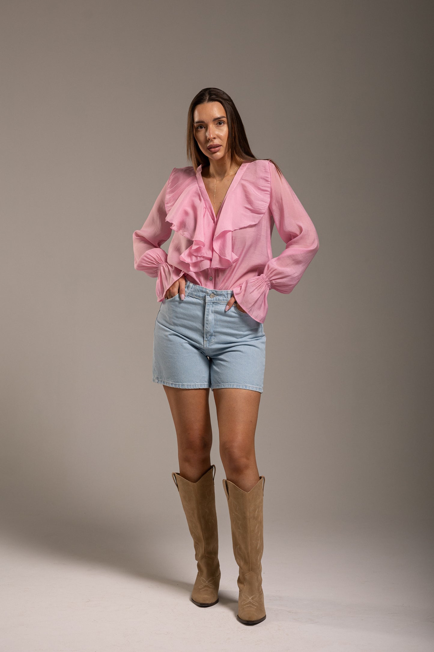 Spodenki jeansowe BŁĘKITNE