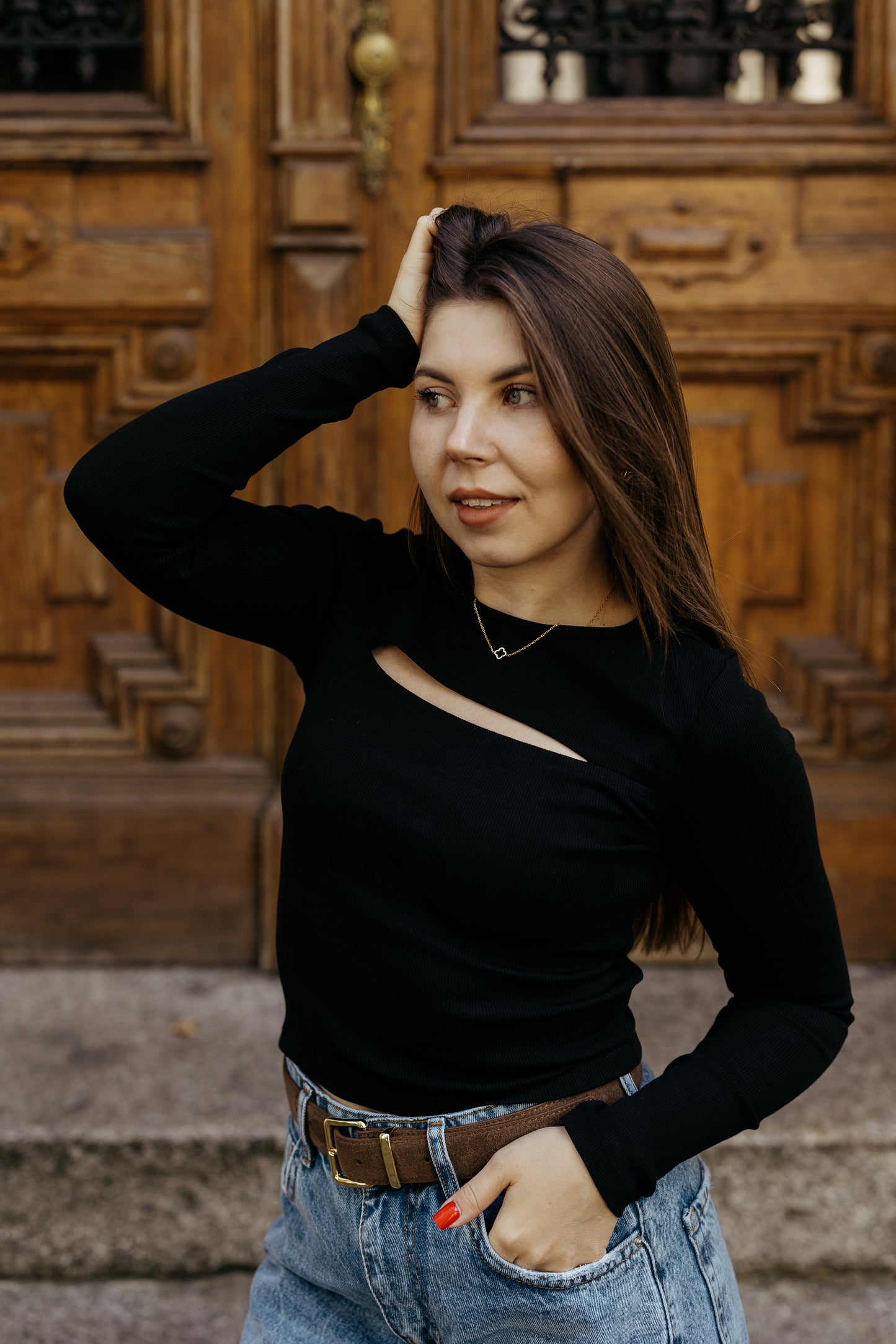 Longsleeve Basic Czarne