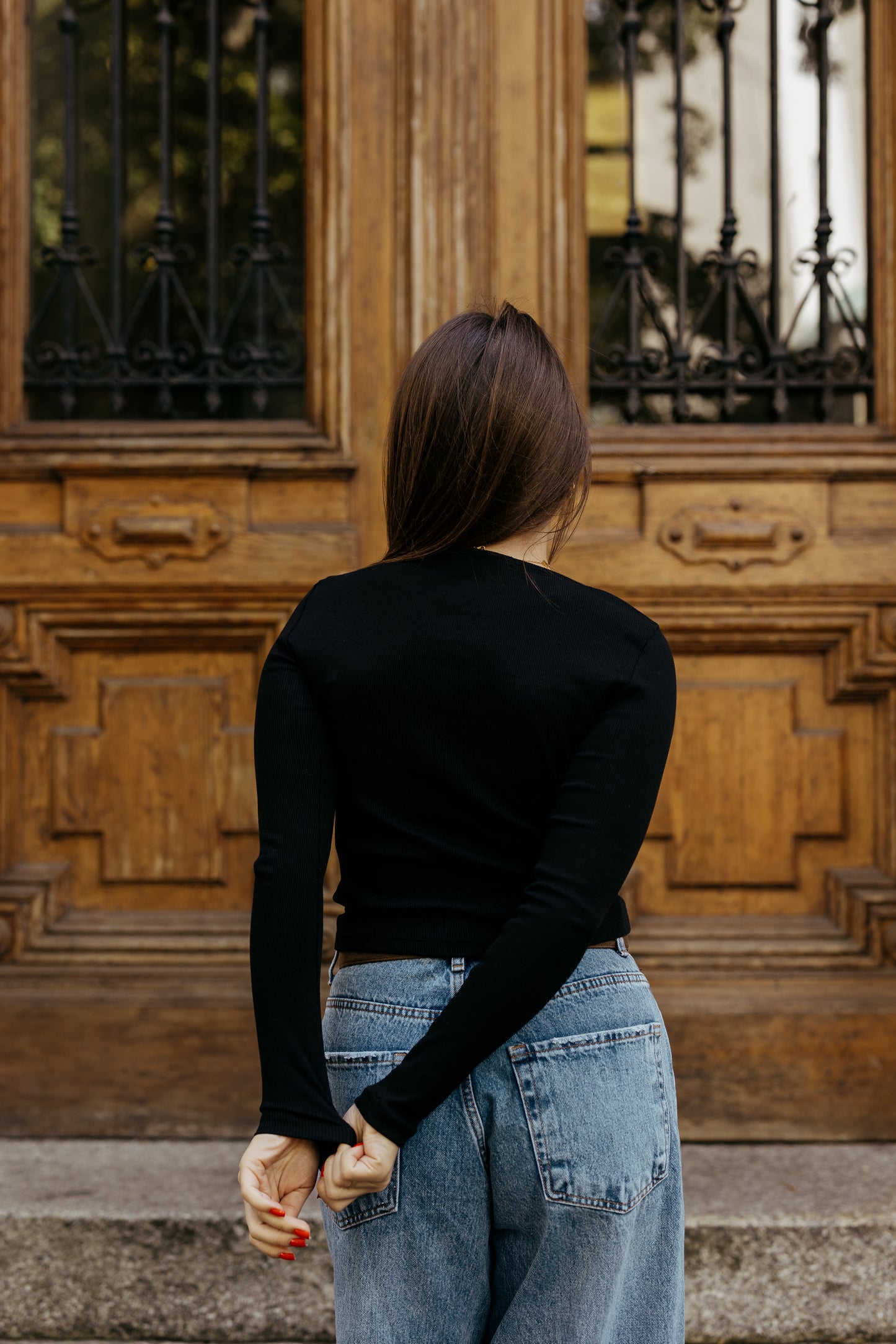 Longsleeve Basic Czarne