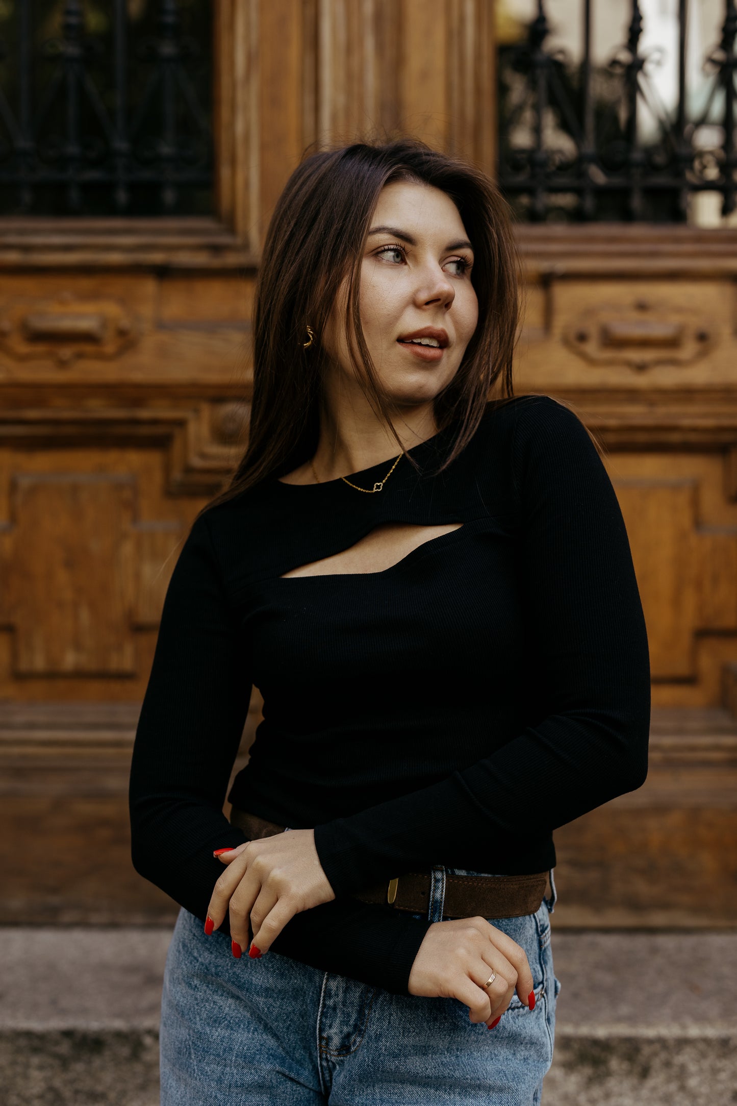 Longsleeve Basic Czarne