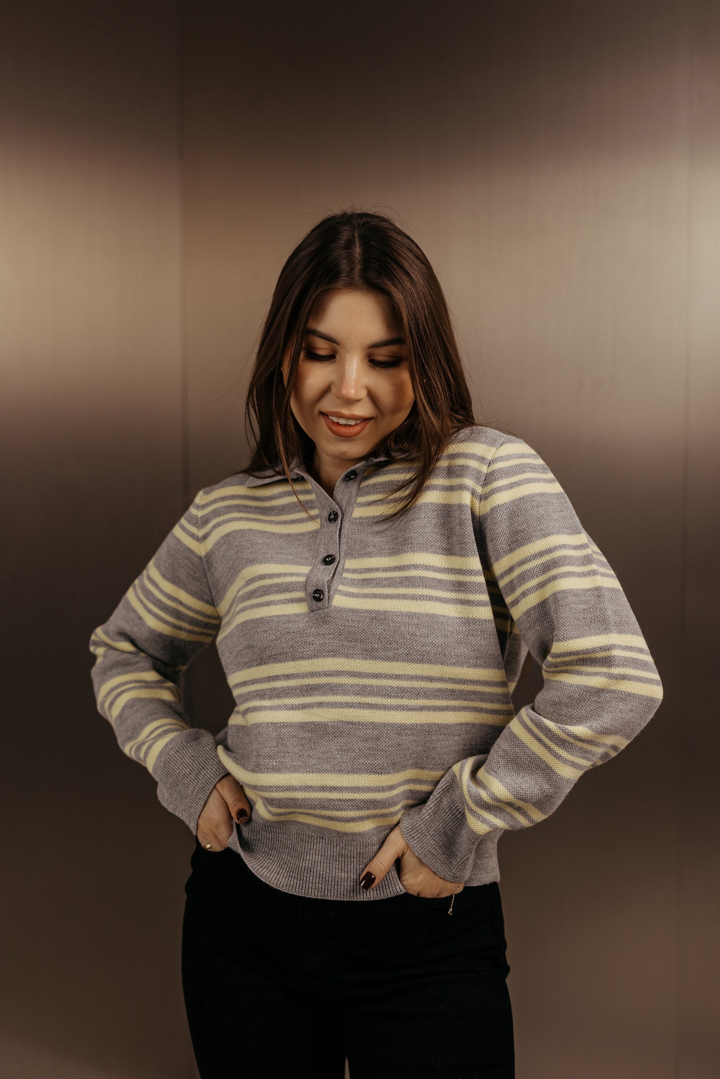 Sweter z kołnierzykiem