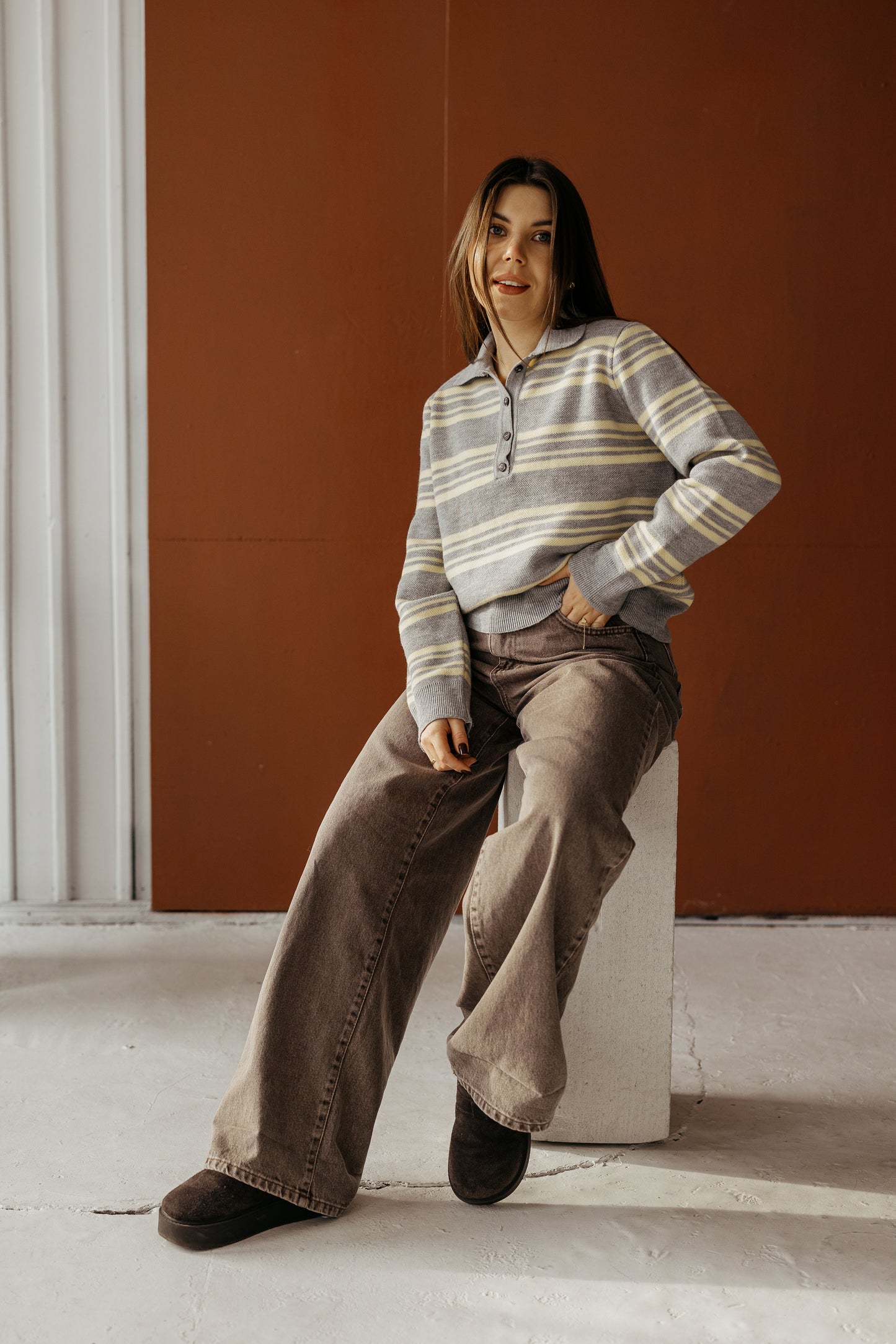 Sweter z kołnierzykiem