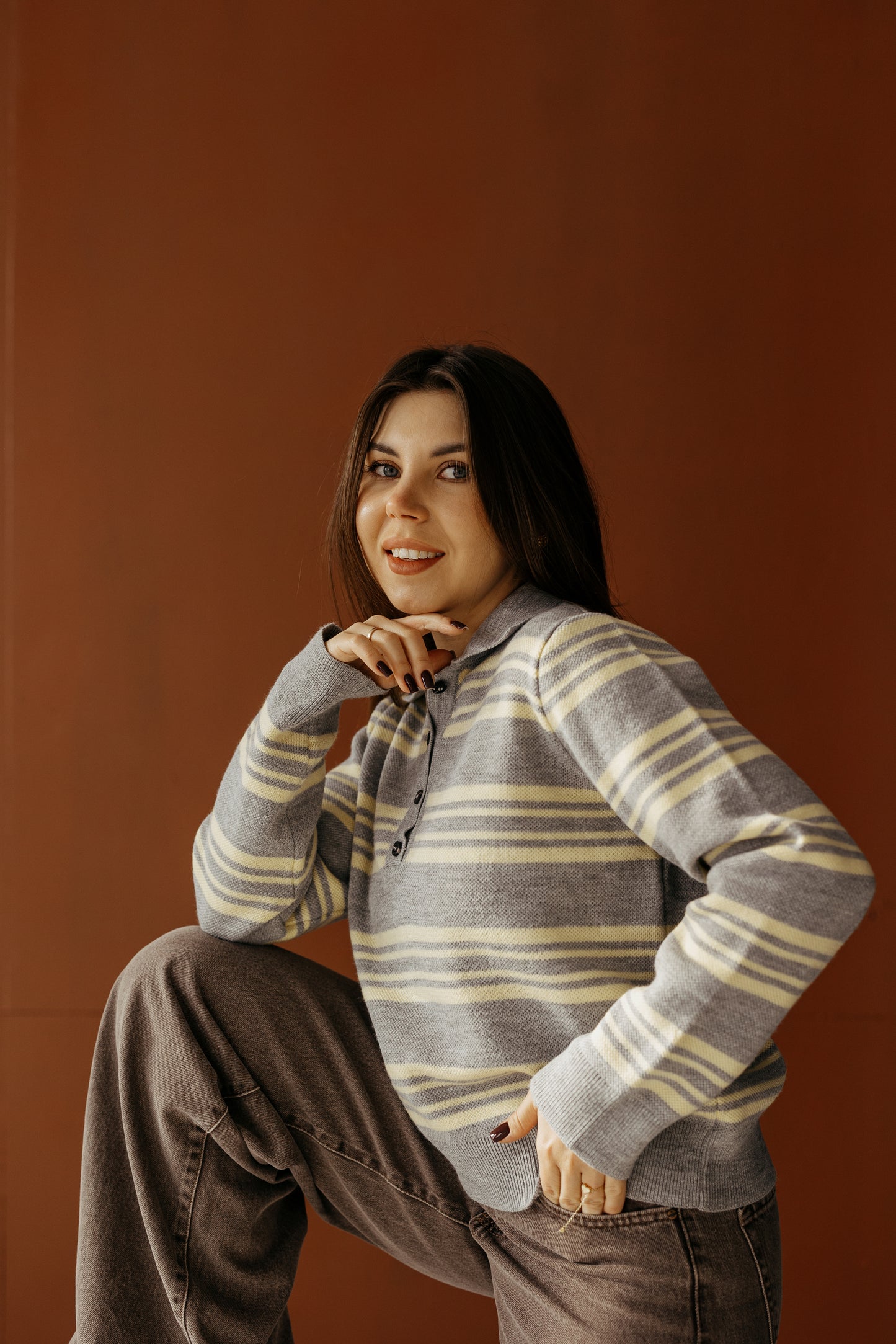 Sweter z kołnierzykiem